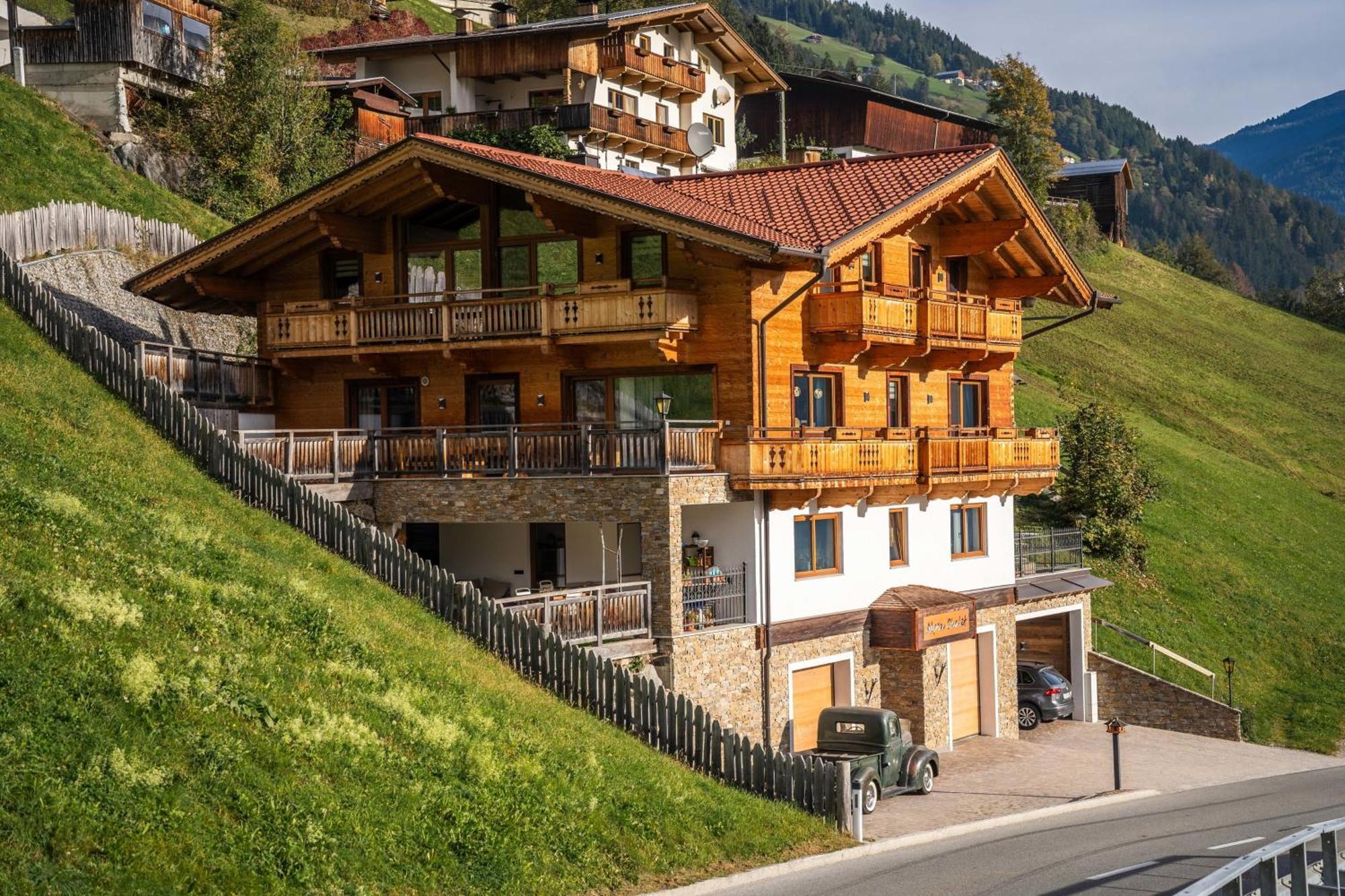 Alpen Chalet Wohnung "Martha" Zellberg Exterior foto