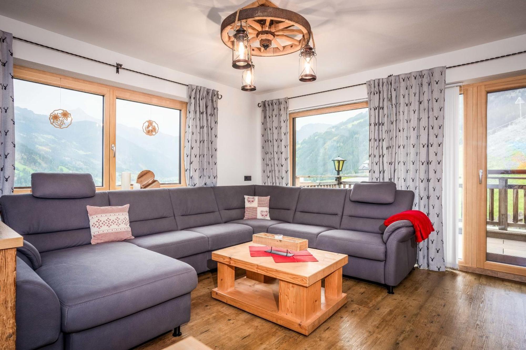 Alpen Chalet Wohnung "Martha" Zellberg Exterior foto